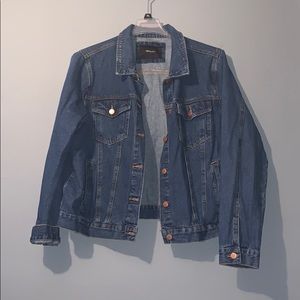 Plus Size Denim Jean Jacket